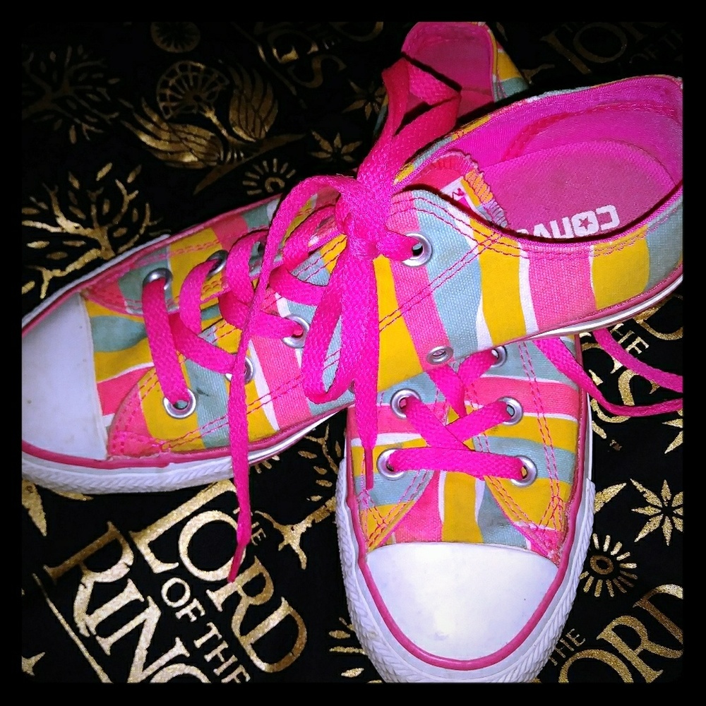 Striped Converse Sneakers